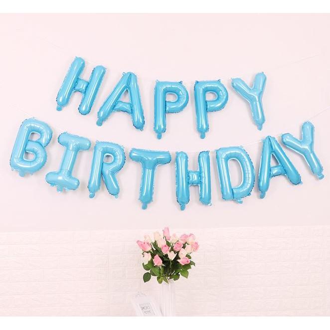 Bóng nhôm Happy Birthday mẫu mới