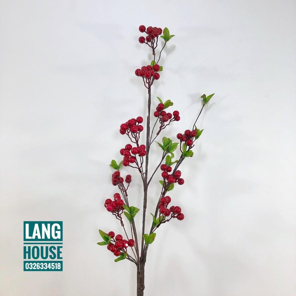 Hoa Giả Hoa Lụa - CÀNH ĐÀO ĐÔNG CAO 98CM CAO CẤP