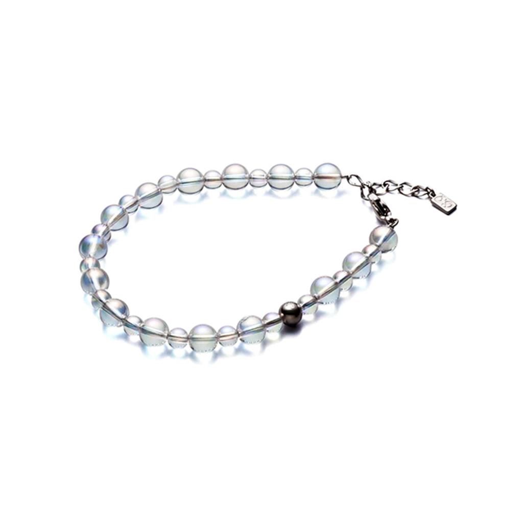 Vòng tay Phiten đá pha lê combi (6mm/8mm) AQ809025/AQ809027