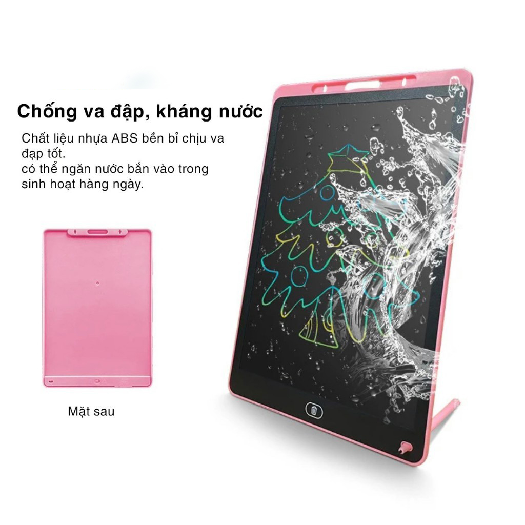 Bảng Viết tự xóa LCD, Bảng Vẽ Điện Tử Thông Minh Tự Động Xóa Thúc Đẩy Tư Duy Sáng Tạo Cho Bé Loại 8.5 Inch Giao Màu Ngẫu Nhiên