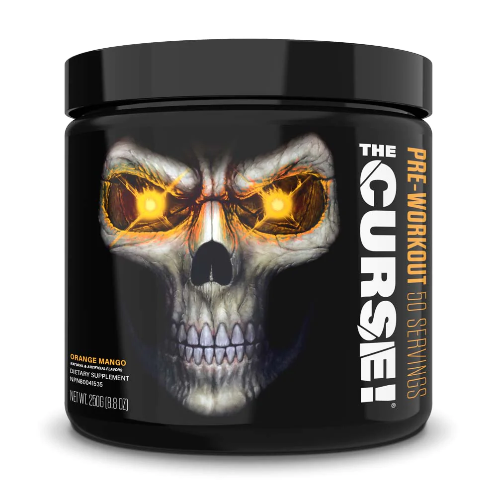 JNXSports The Curse Pre-Workout (50 Serving) Hỗ Trợ Tăng Sức Mạnh Trước Tập, Duy Trì Sức Bền, Tập Trung Cao Độ