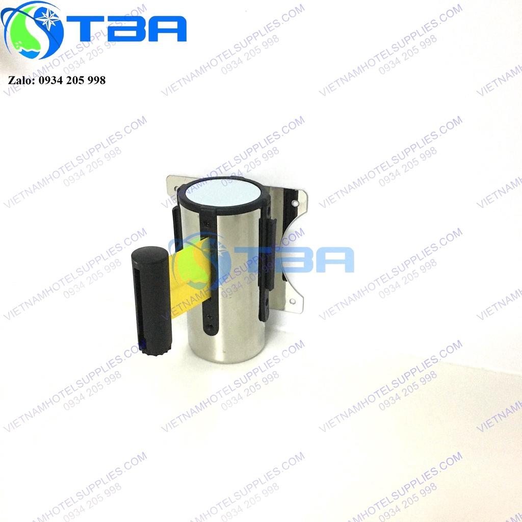 Đầu dây 3m màu vàng trụ chắn gắn tường inox chất lượng cao