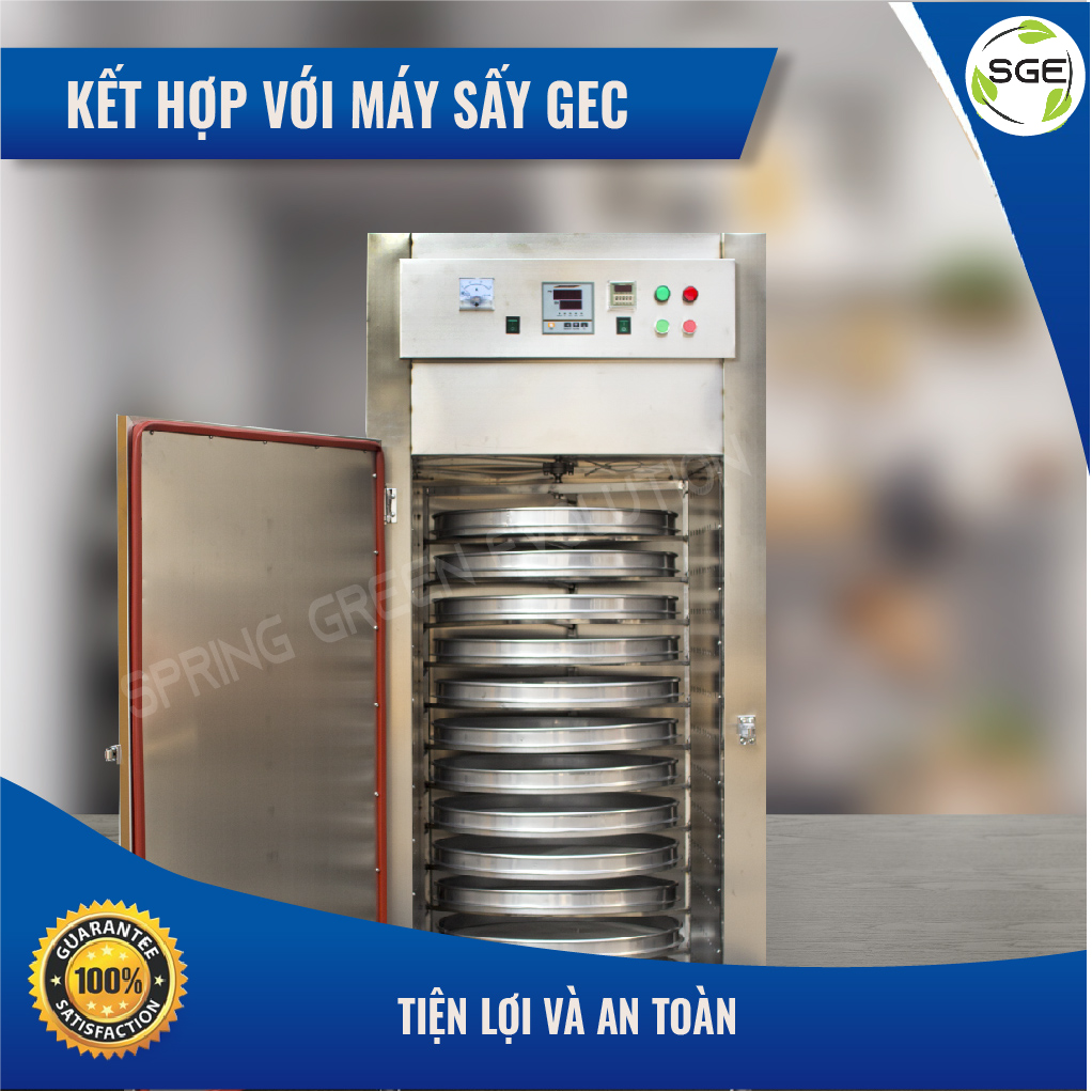 Khay Sấy Thực Phẩm Tròn GEC/ Khay Tròn Máy Sấy GEC. Chất Liệu Inox Cao Cấp, Lỗ Lưới Siêu Nhỏ Giúp Sấy Được Mọi Thực Phẩm- Hàng Nhập Khẩu Chính Hãng Thái Lan