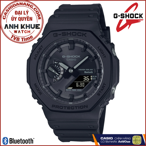 Đồng hồ nam dây nhựa Casio G-Shock chính hãng GA-B2100-1A1DR (45mm)