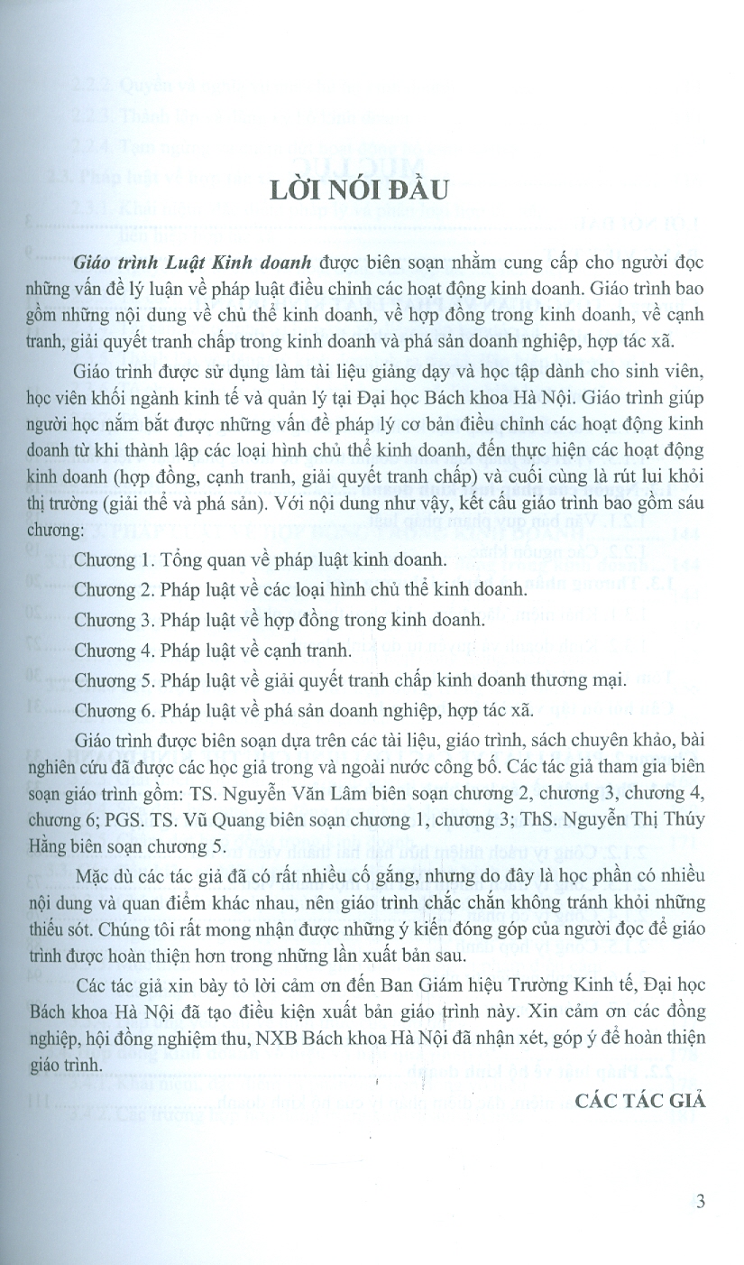 Giáo Trình Luật Kinh Doanh (Dành Cho Sinh Viên Ngành Kinh Tế Và Quản Lý) - ảnh 4