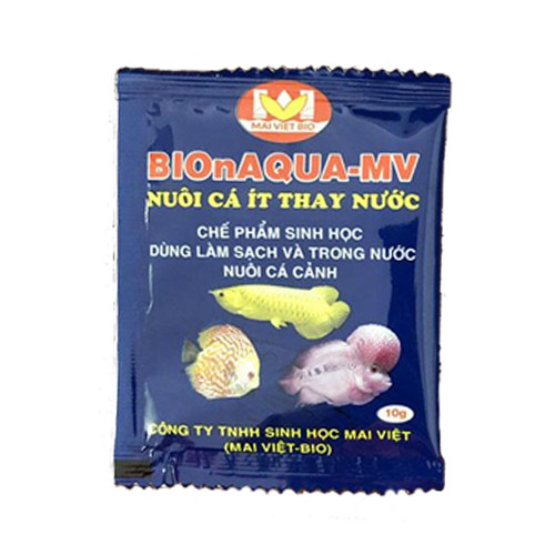 GÓI 10 GRAM - CHẾ PHẨM SINH HỌC BIONAQUA - LÀM SẠCH BỂ CÁ CẢNH - XỬ LÝ VI SINH BỂ CÁ - TẠO THÊM THỨC ĂN CHO CÁ CON