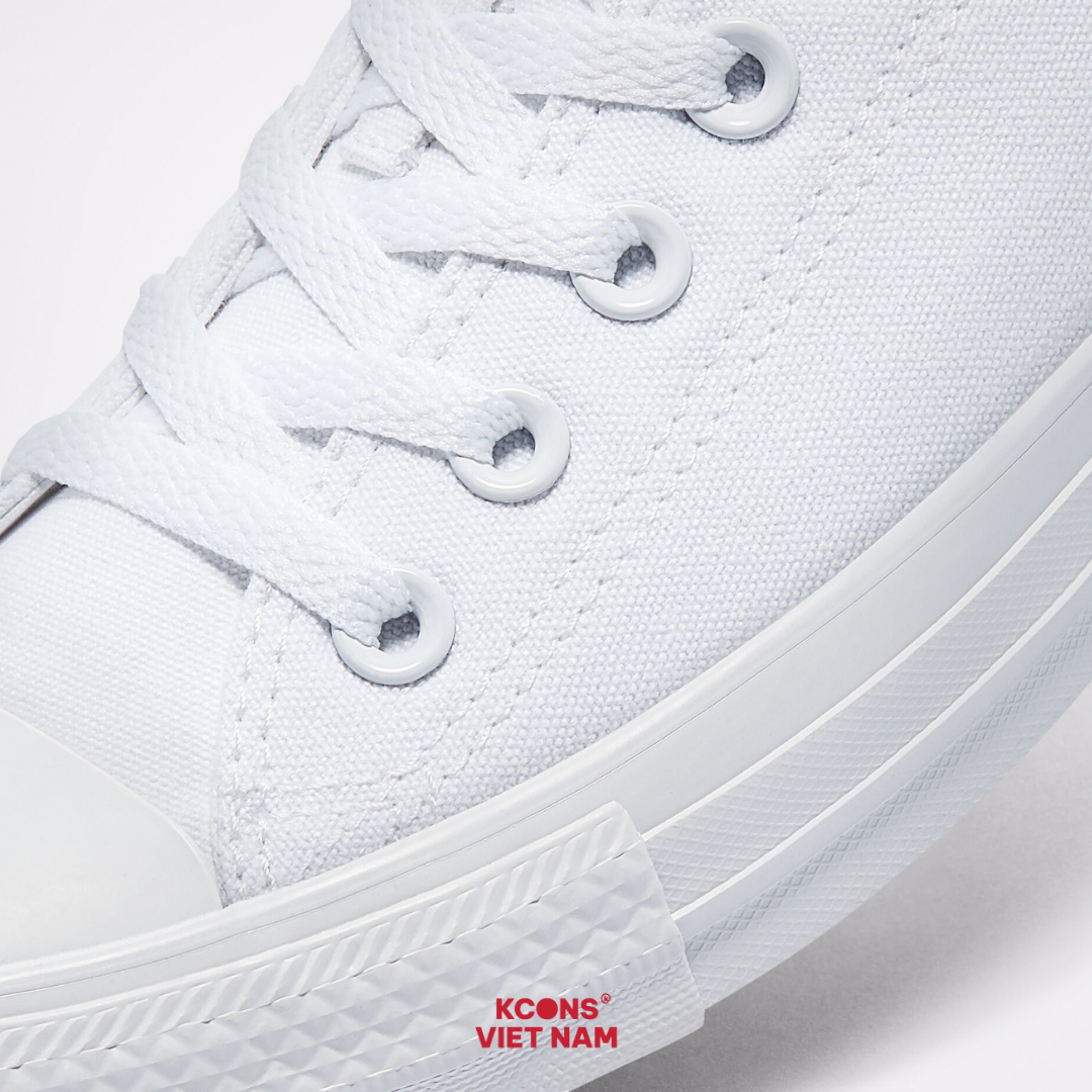 Chuck Classic Mono All White | Giày Converse Thể Thao Full Màu Trắng Vải 1U647