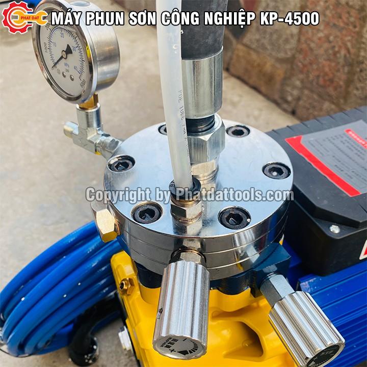 Máy Phun Sơn Công Nghiệp KP-4500-Công Suất 4500W-Đầy Đủ Phụ Kiện-Dây Áp Lực 20m-Bảo Hành 12 Tháng