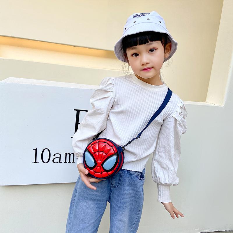 Túi Đeo Chéo Cho Bé Trai Thời Trang Mẫu Siêu Anh Hùng 14x14x6cm