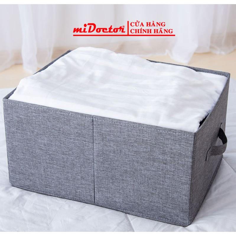 Hộp Vải Đựng Đồ Đa Năng TD3a Thụy Điển Có Nắp Rời Sang Trọng, Đẳng Cấp miDoctor