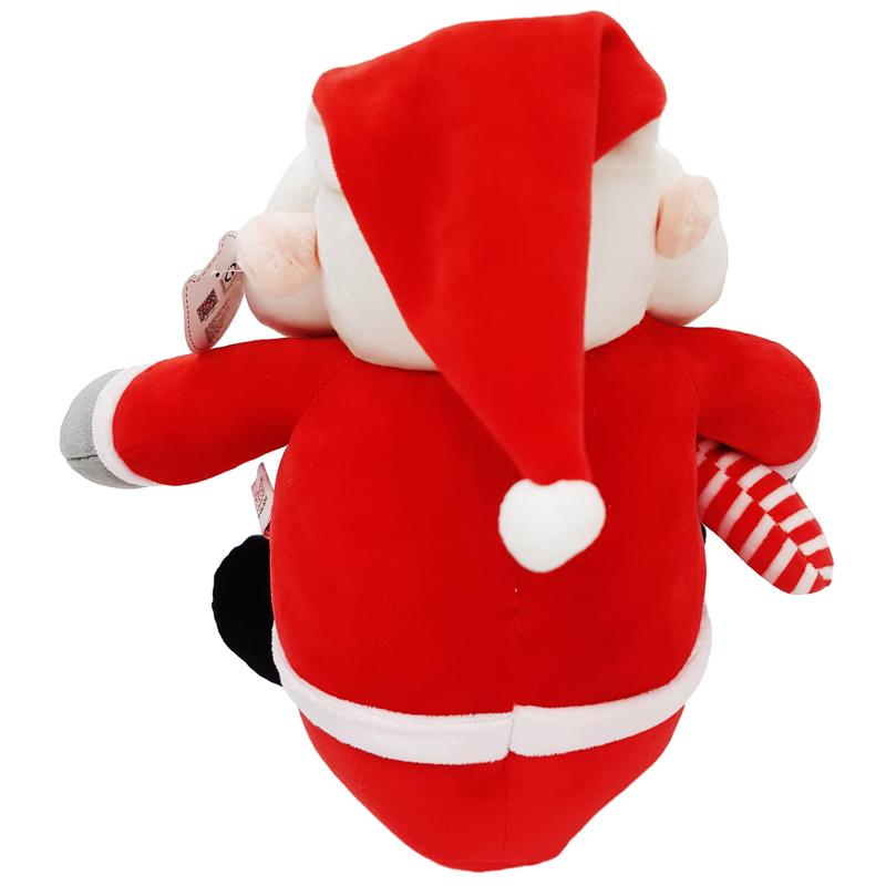 Thú Nhồi Bông Ông Già Noel Mặc Áo Thêu 35 cm - ZooZoo 50210