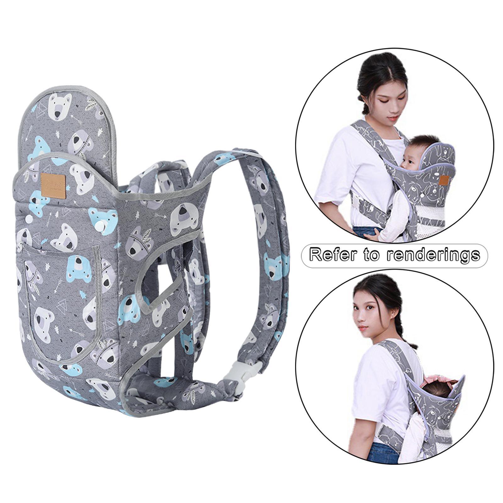 Baby Carrier Breathable for Baby 0-36 Month Newborns & Older Babies Grey