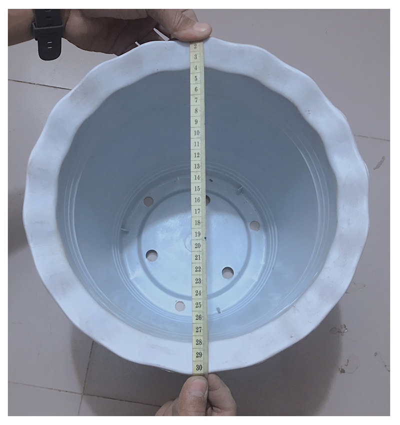 10 Chậu Nhựa Trồng Hoa, Cây Cảnh Hình Tròn BB 320x270 CN