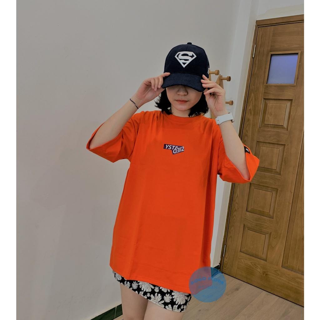 Aó thun freesize màu cam nam nữ