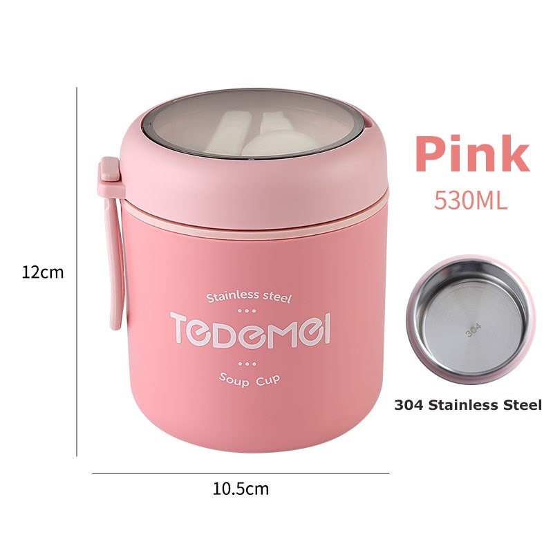 Hộp Cơm,Canh,Sup Giữ Nhiệt, Ruột Inox 304 thép không gỉ FG Good Finish, an toàn sử dụng - Hộp Cơm Văn Phòng