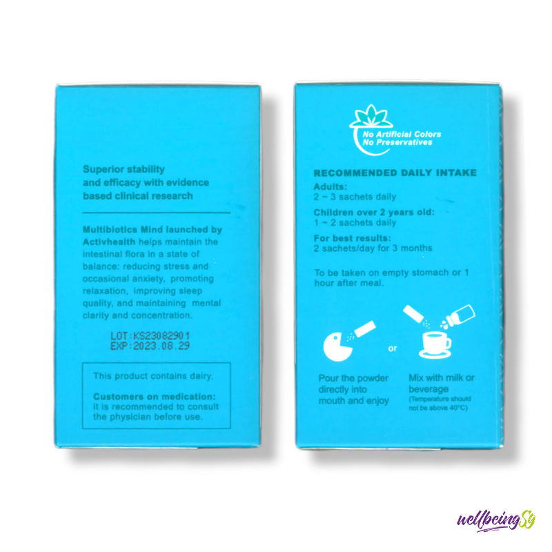 Thức Uống Dạng Bột ActivHealth Multibiotics Mind Duy Trì Hệ Vi Khuẩn Đường Ruột, Hỗ Trợ Giải Tỏa Căng Thẳng, Bổ Sung Năng Lượng Cho Cơ Thể