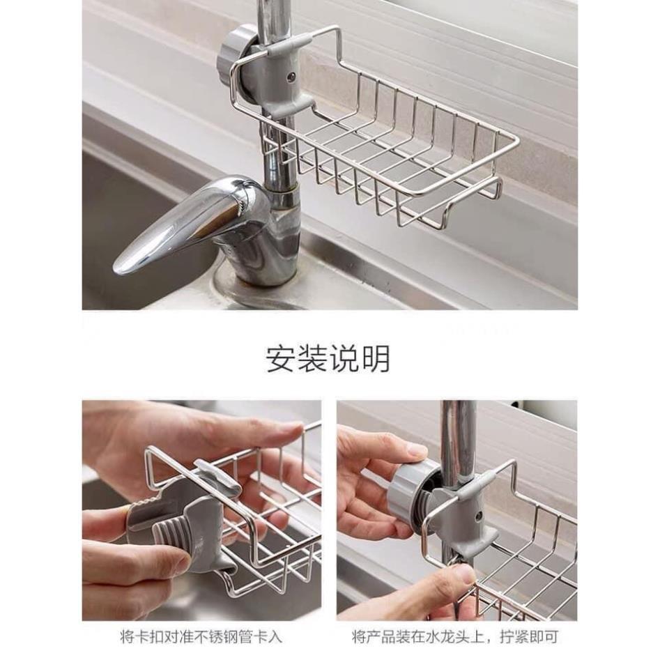 Giá inox để đồ rửa bát