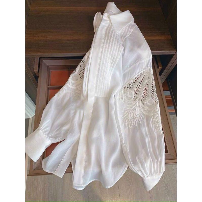 ÁO SM TRẮNG TAY REN SANG CHẢNH