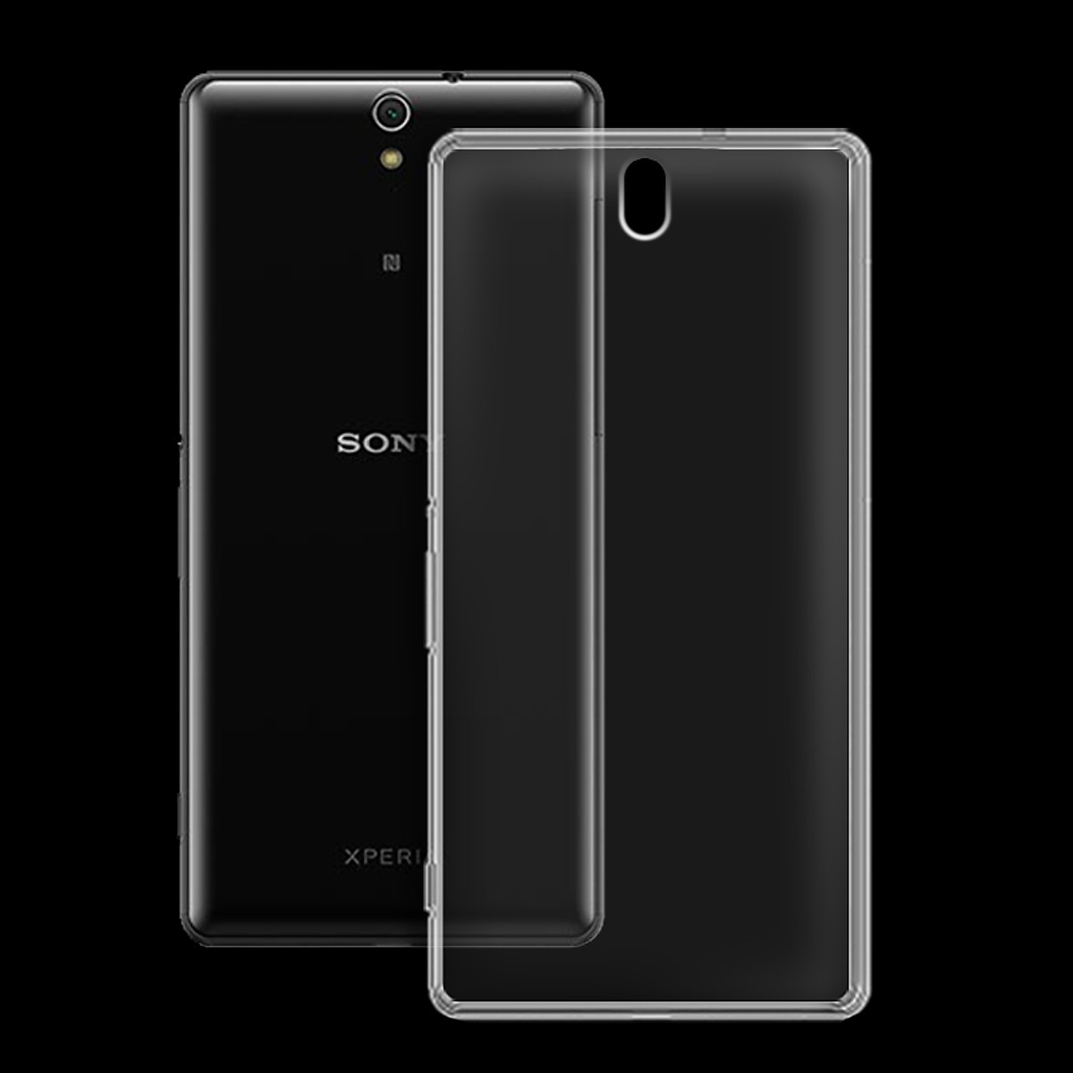Ốp lưng silicon dẻo trong suốt loại A cao cấp cho Sony Xperia C5 Ultra