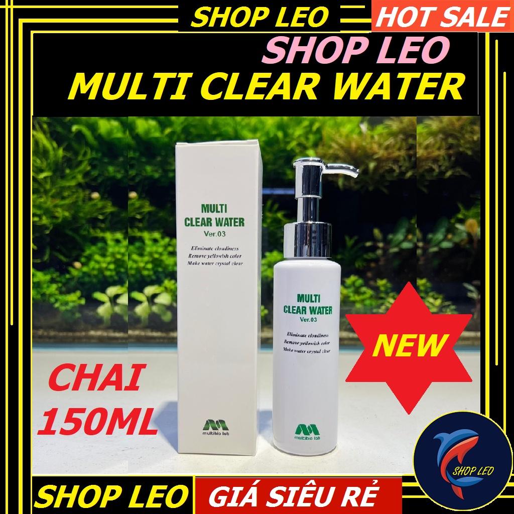 Multi Clear Water  150ml-sản phẩm làm trong nước hồ cá - Chuyên xử lý bụi li ti cho cá cảnh - shopleo