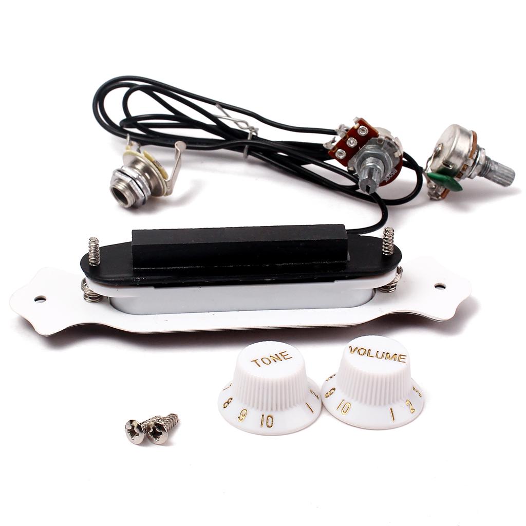 Baoblade Sẵn 4 Dây Đơn Cuộn Dây Guitar Pickup Dây Nịt Tập & Tone