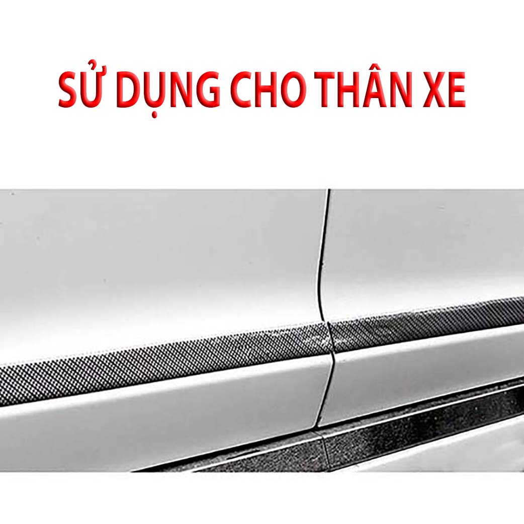 Decal Carbon Dán Xe Ô Tô - Chống Trầy Xước đầy đủ kích thước - Hàng Chính Hãng