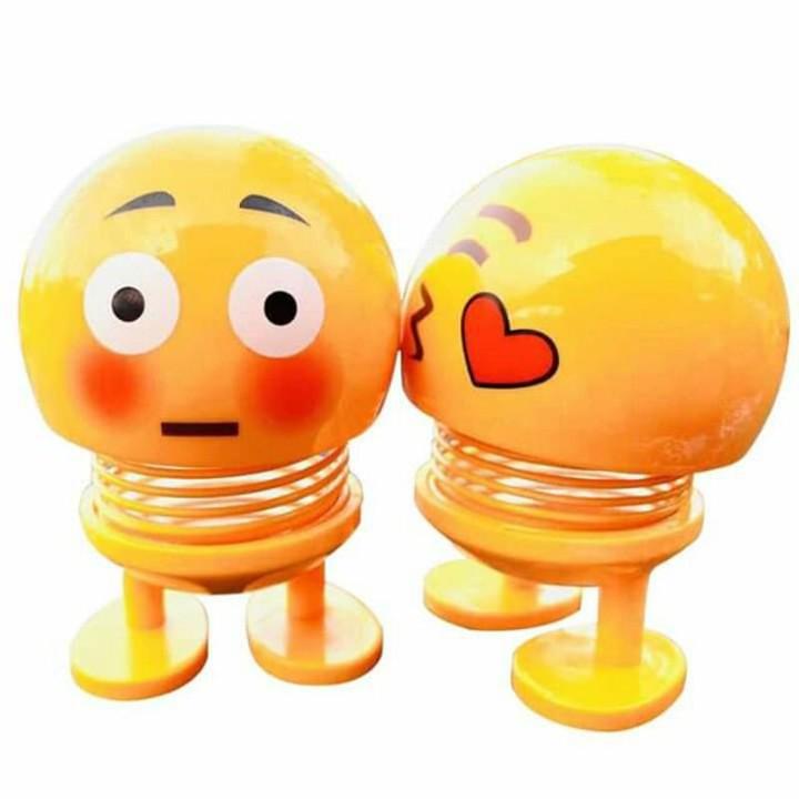 Emoji Lò Xo Ngộ Nghĩnh - Thú Nhún Đồ Chơi Tiêu Khiển - Trang Trí Xe Hơi, Bàn Làm Việc, Bàn Học Tập SUNHA SH 4439