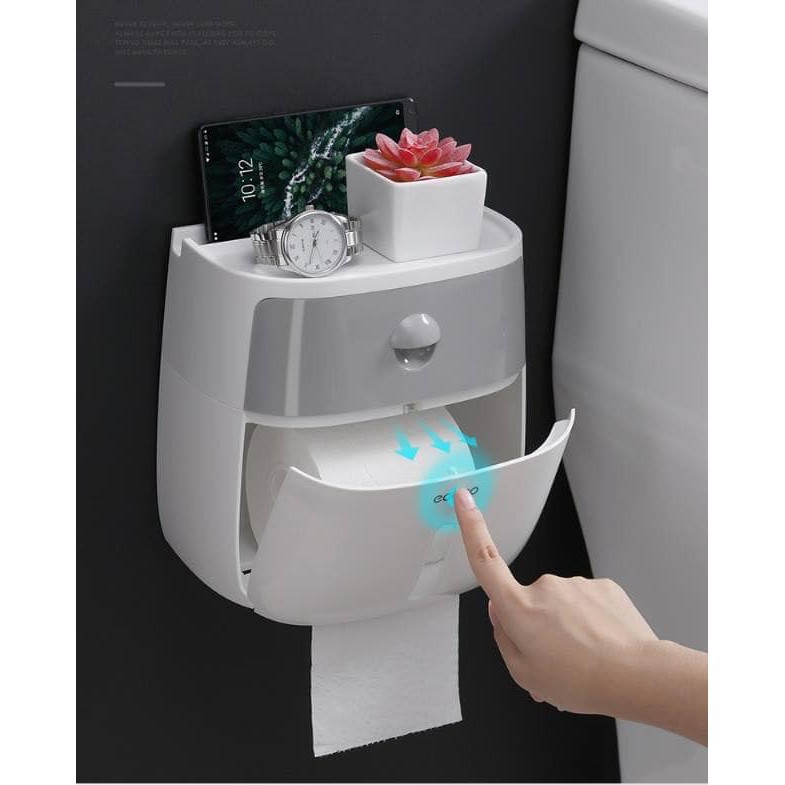HỘP ĐỰNG GIẤY VỆ SINH CAO CẤP 2 TẦNG