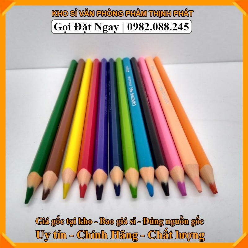Chì màu Maped không gỗ - 12/24 màu/hộp .