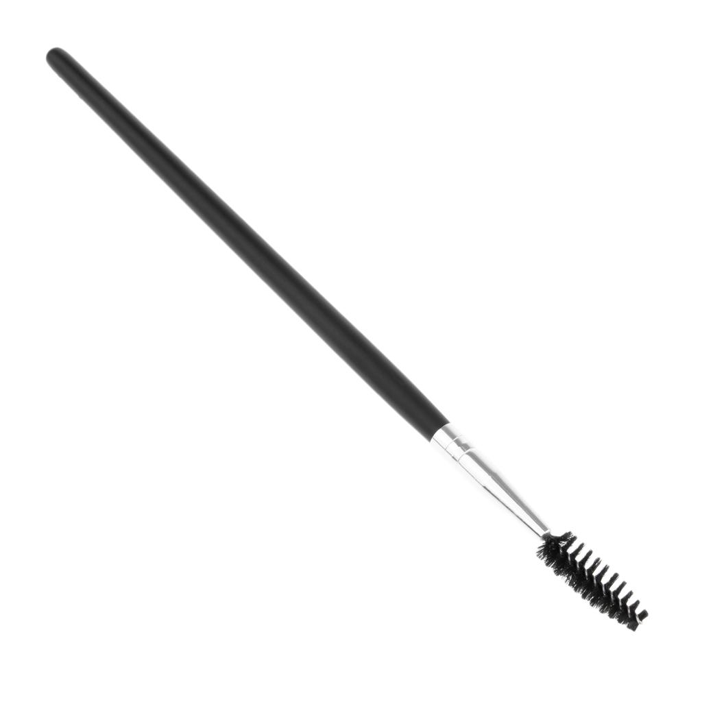 Nylon Mascara Wands Wood Handle Makeup Eyelash Extension Brush