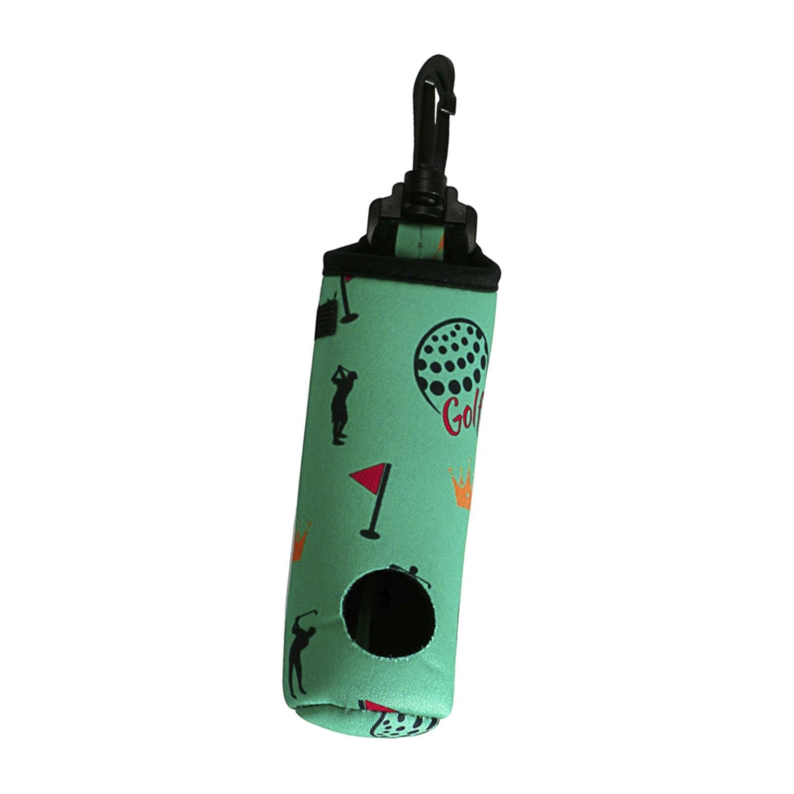 Durable Club Ball Pouch Tee Holder Storage Swivel Buckle Organizer Hold Balls Purse Belt Waist Bag Pouch for Golfers Women Men Training+Durable