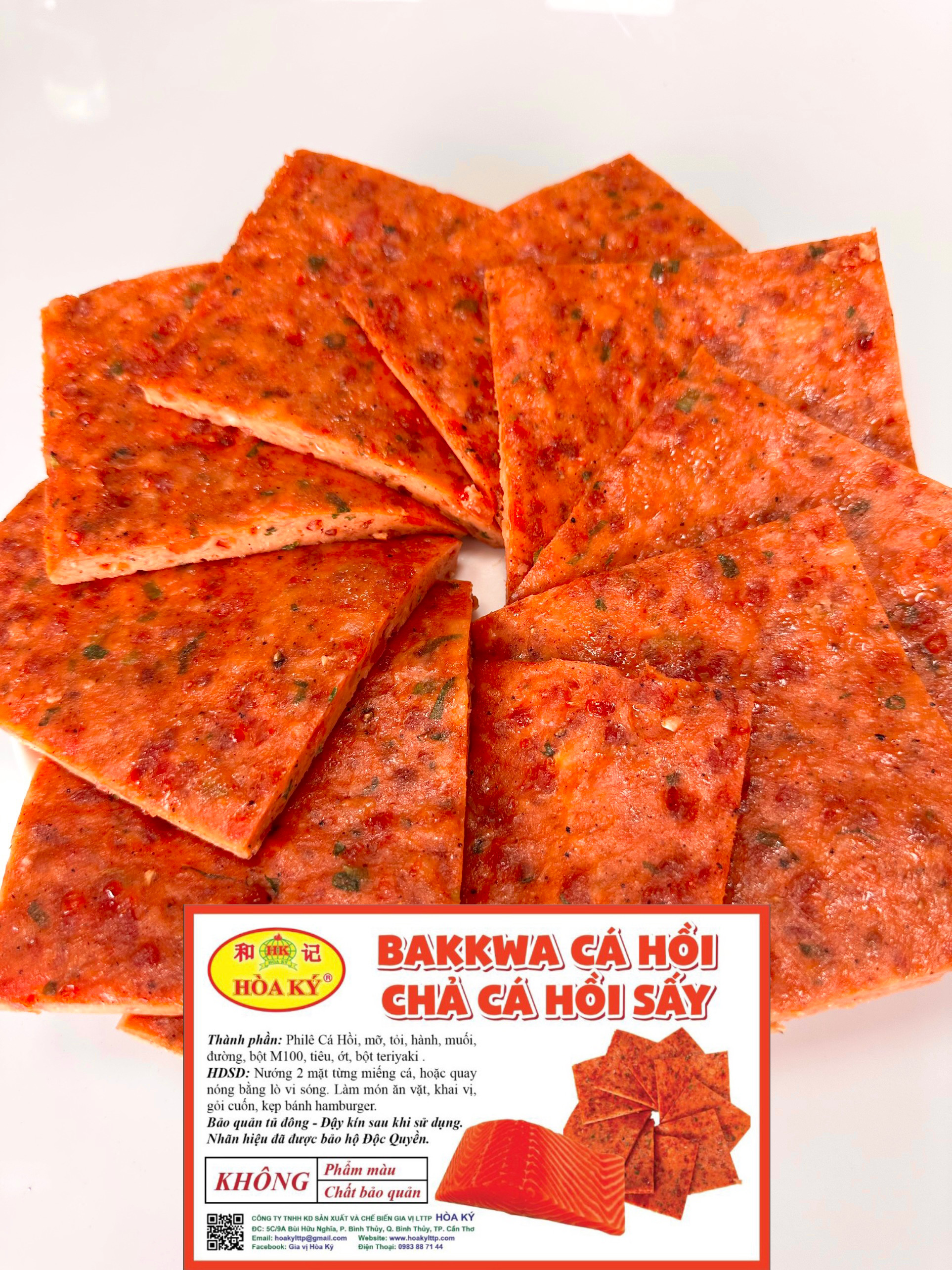 Thịt Sấy Khô ( Cá Hồi ) Bakkwa 1kg