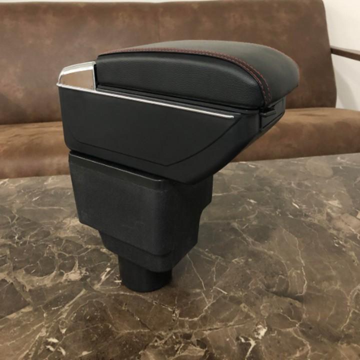 Hộp tỳ tay xe hơi cao cấp Hyundai Elantra tích hợp 7 cổng USB DUSB-ELTRA - 2 màu: Đen và Be