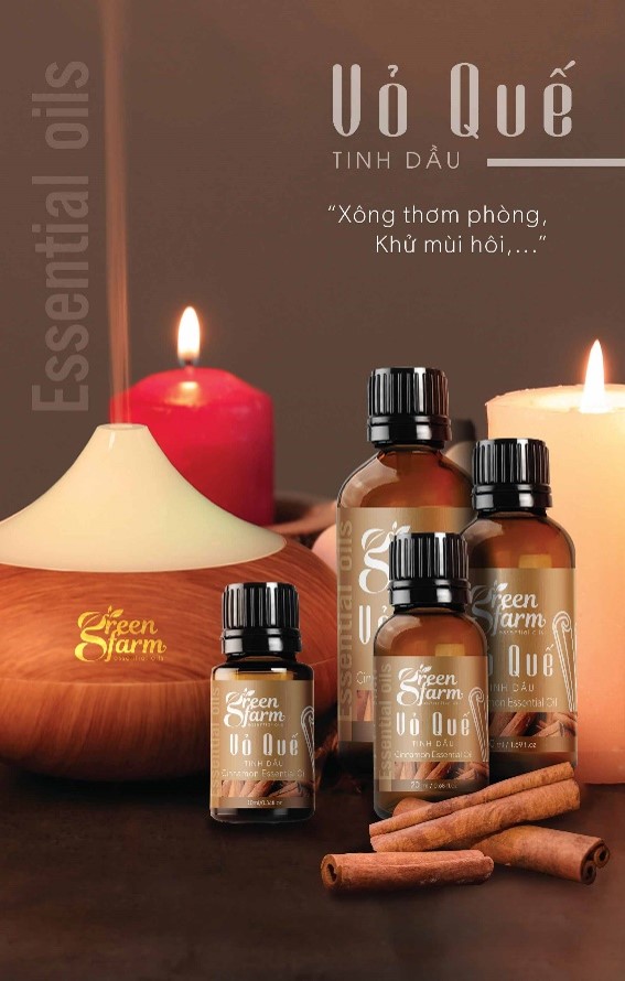 Tinh dầu vỏ quế Greenfarm 10ml