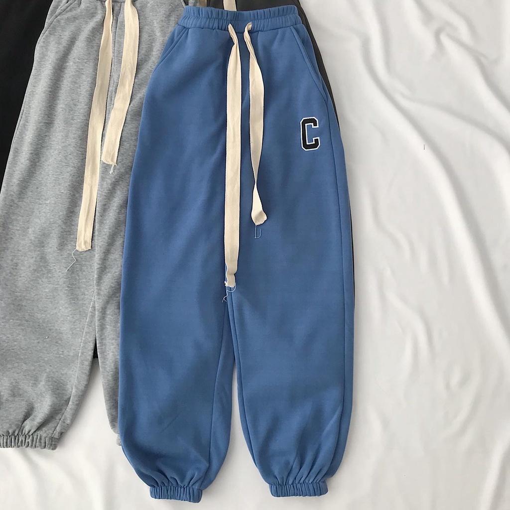 Quần Jogger Nỉ Nữ Nhiều Màu Jezu Jogger Thun Dây Rút Phong Cách Basic Hàn Quốc Cá Tính Chất Vải Dày Dặn Cực Đẹp 2815