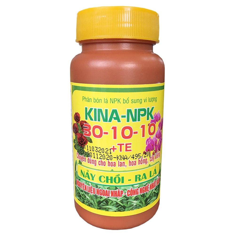 KINA 30-10-10+TE NẢY CHỒI RA LÁ HỦ 100GR
