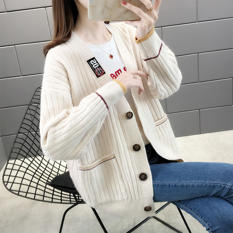 Áo len nữ cardigan chất len dày mịn freesize dưới 62kg phong cách Hàn Quốc