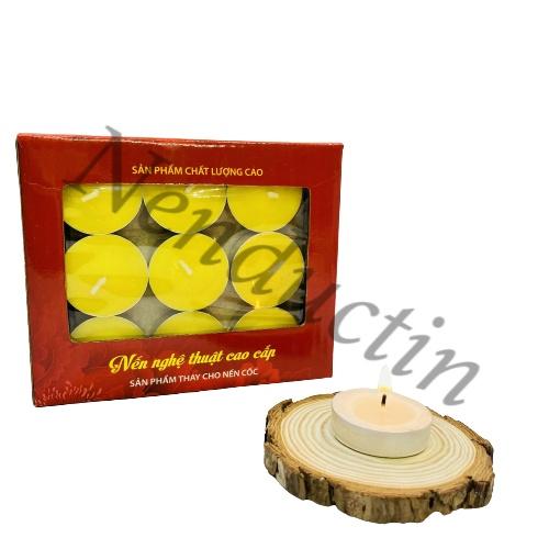 50 viên nến Tealight cao cấp cháy 2,5 đến 3h không khói không mùi an toàn cho người sử dụng