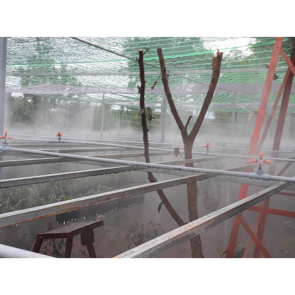 Béc phun sương 4 hướng kèm kết nối nhanh 8mm