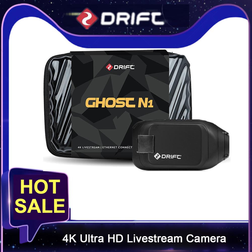 Drift Ghost N1 Camera hành động Giao diện RJ45 Điều khiển từ xa 4K Ultra HD Trực tiếp Nguồn POE Camera thể thao cho Youtube Live