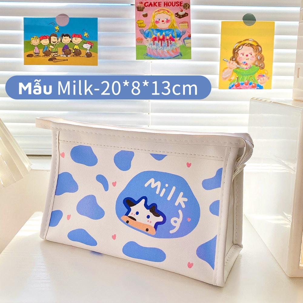 Túi đựng đồ trang điểm mỹ phẩm đồ dùng học tập dễ thương tiện lợi cho bạn nữ