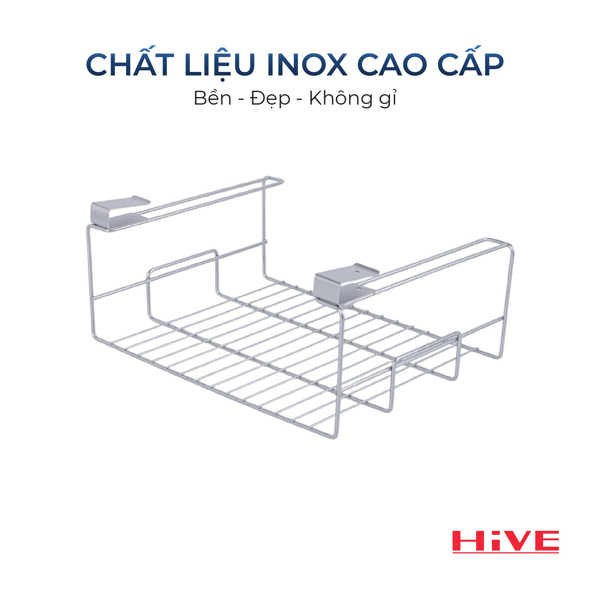 KỆ INOX NHÀ BẾP ĐA NĂNG GẮN VÀO THÀNH TỦ BẾP