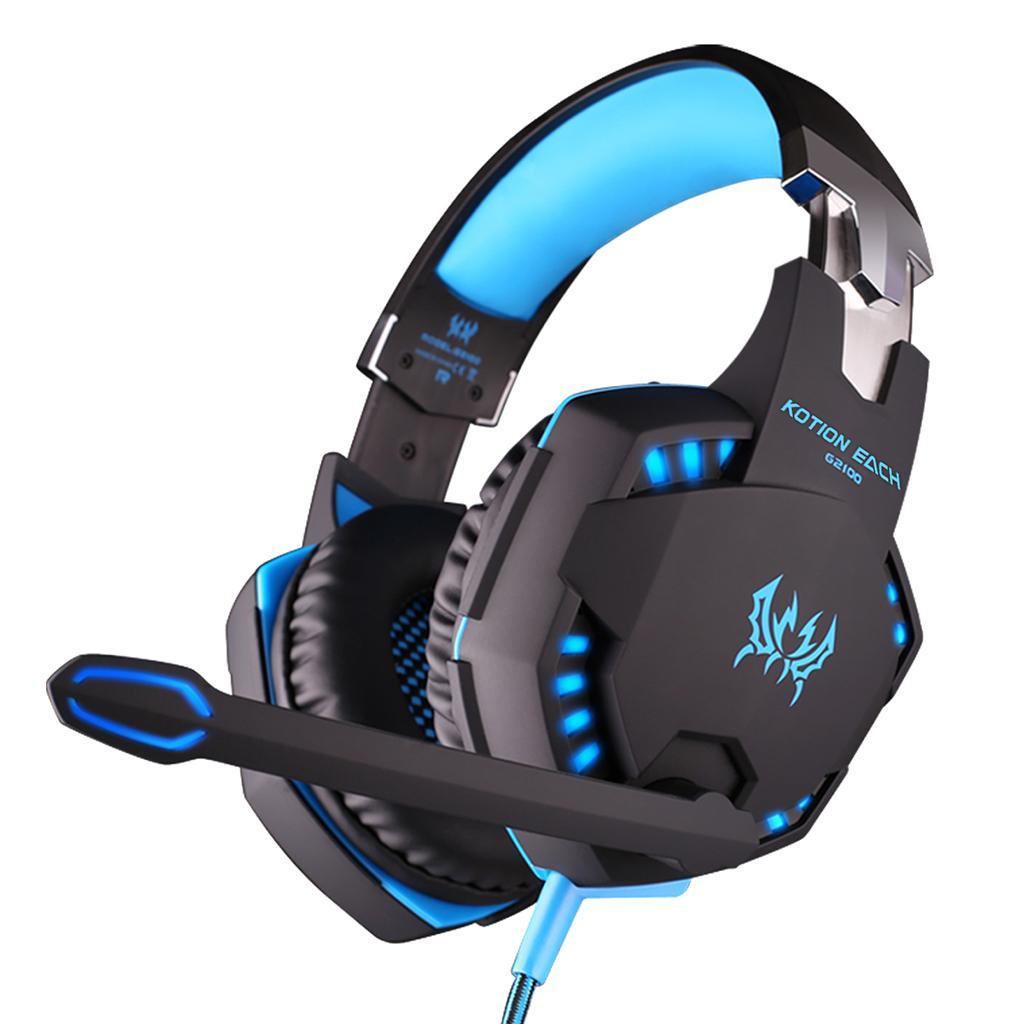 Gaming Stereo Headset Soft Earmuffs Headphone with