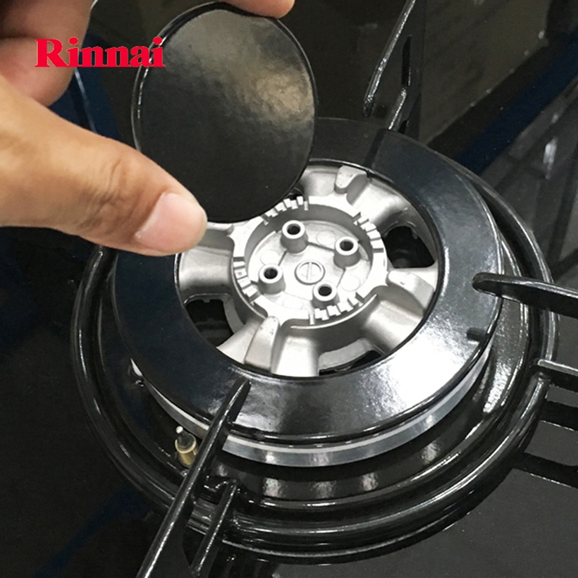 Bếp gas âm Rinnai RVB-6SDQ, Cảm ứng ngắt gas tự động - Hàng chính hãng