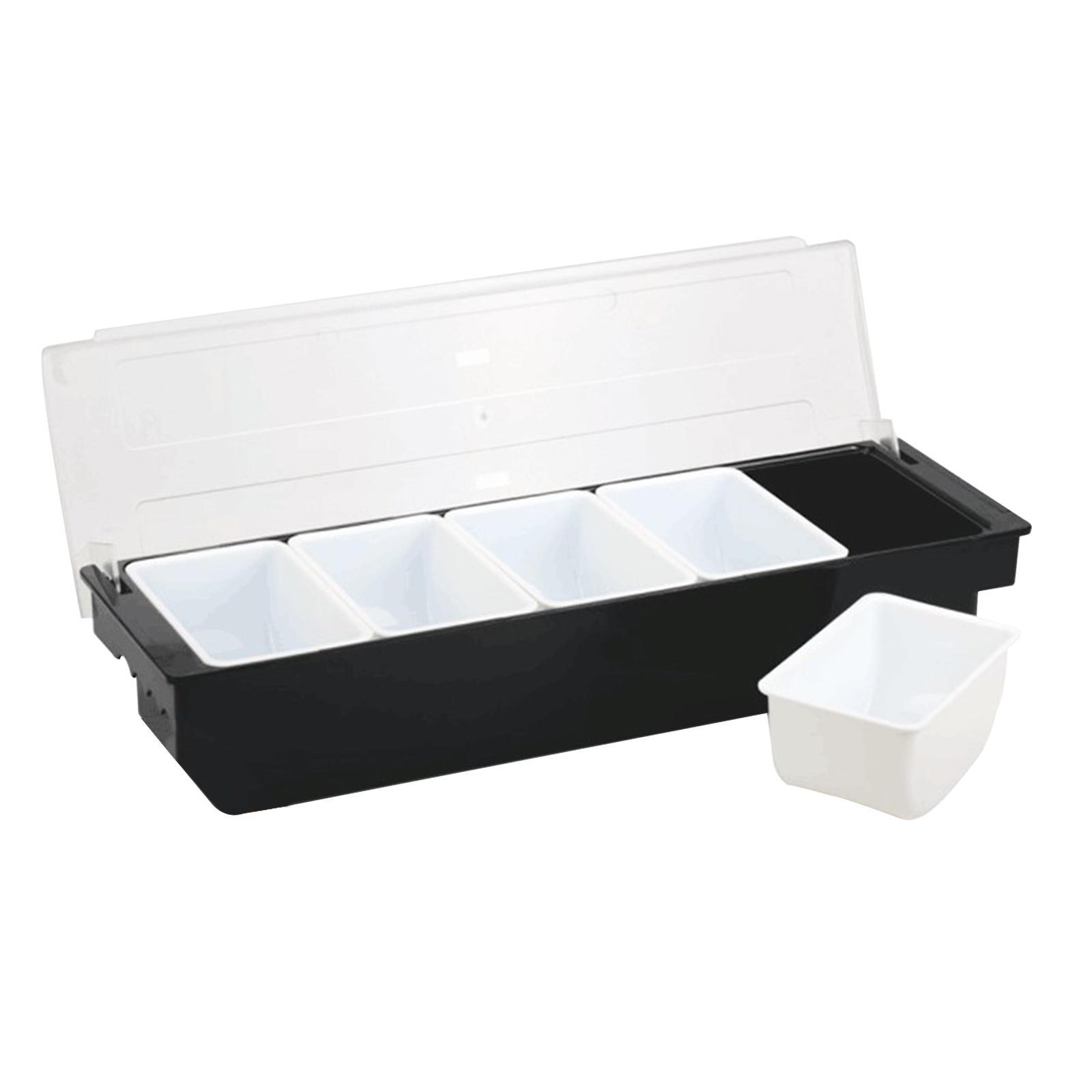 Compartment Seasoning Jar Storage Container 3 Grids