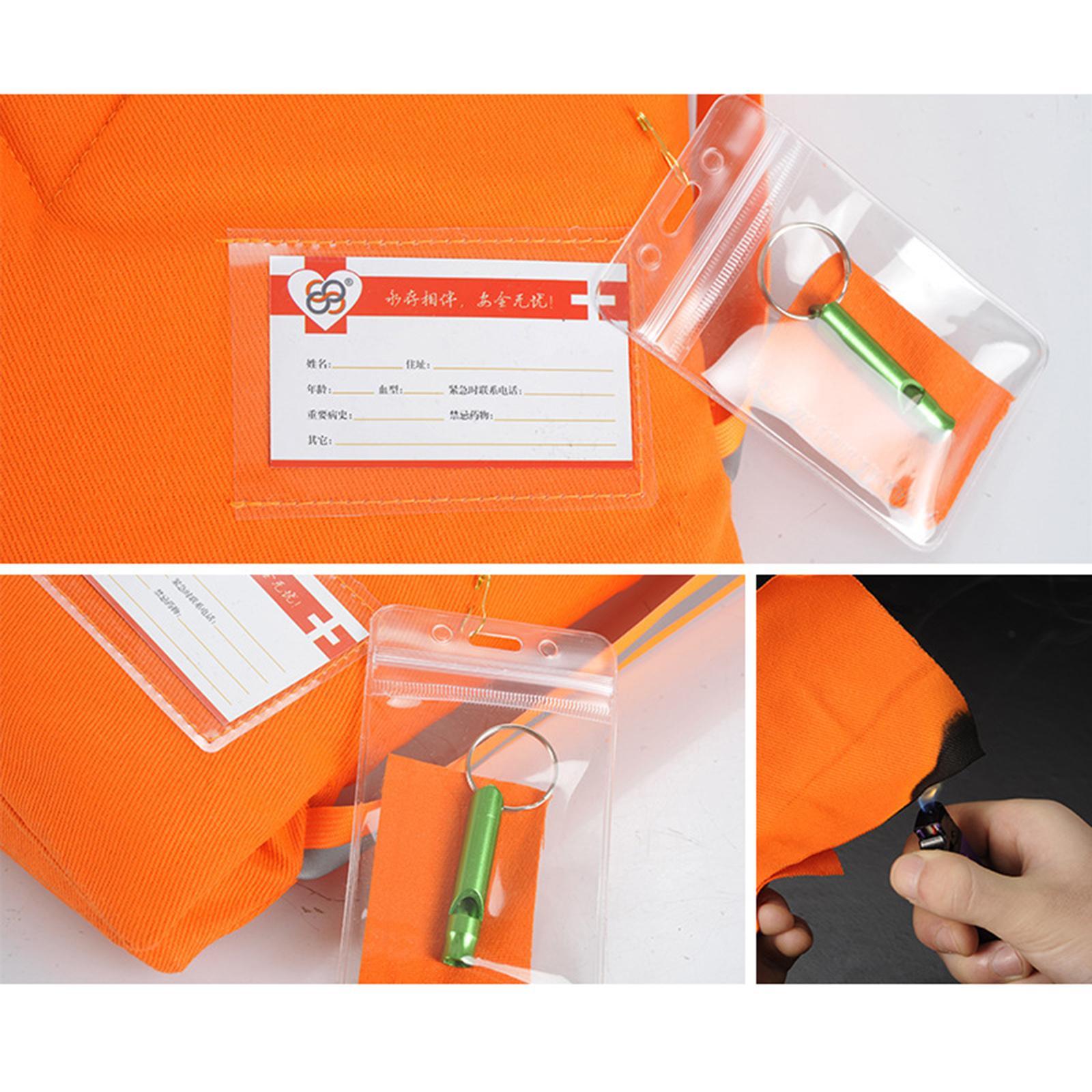 Reflect Light Fire Resistant Hat Breathable Winter Emergency Survival Fire Snow Head Protector Camping Backpacking Home Outdoor First Aid Helmet Gear