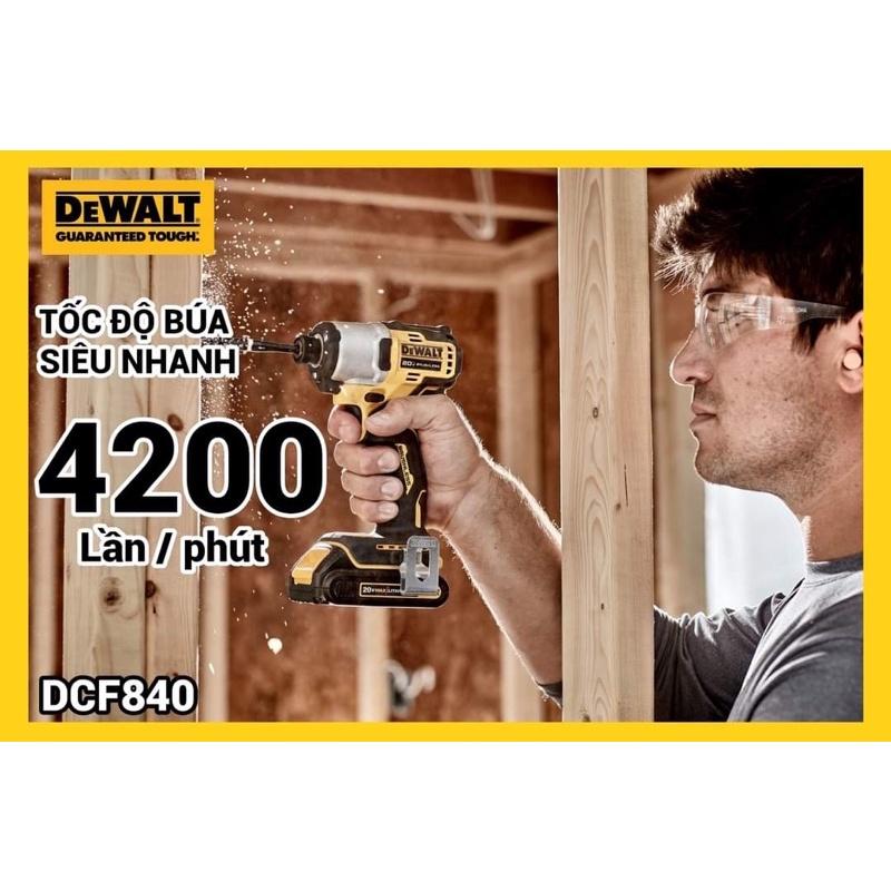 Thân máy vặn vít 18/20V nhỏ gọn Dewalt DCF840N ( Chưa pin và sạc ) - Chính hãng