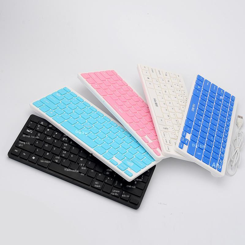 Vận chuyển nhanh usb bàn phím sô cô la có dây bàn phím màu có dây bàn phím máy tính máy tính xách tay máy tính để bàn bàn phím bên ngoài