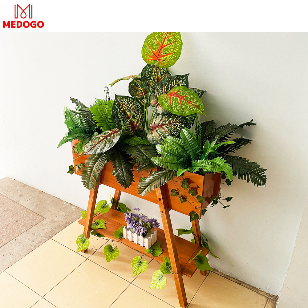 Chậu gỗ trồng cây nâng cấp, chậu trồng cây trang trí
