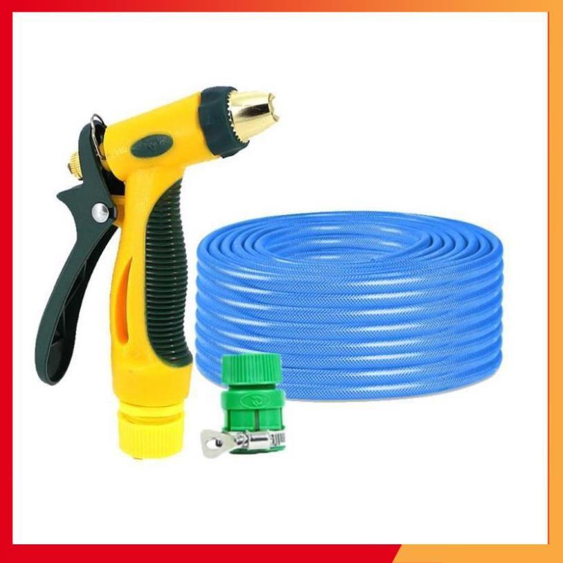 Bộ dây vòi xịt nước rửa xe,tưới cây tăng áp 3 lần 3-5M 206317